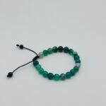 Malachite Stone Beads Bracelet