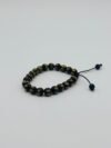 Om Mani Padme Hum Black stone Beads Bracelet