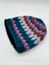Handknit Multicolor Fair Isle woolen Beanie
