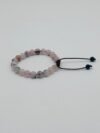 Moss Rose Quartz Stone Beads Bracelet
