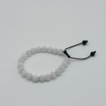 Serene White Stone Beads Bracelet
