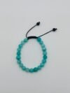 Aquamarine Stone Beads Bracelet