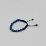 Blue Evil Eye Stone Beads Bracelet