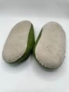 Eco-Friendly Forest Green Felt Slippers