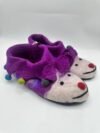 Purple Jester Felt Slippers