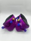Purple Jester Felt Slippers