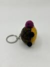 Handmade Turtle Felt Key Ring