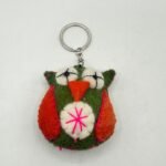 Colorful Owl Felt Key Ring