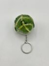 Smiling Cabbage Felt Key Ring