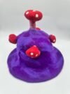 Enchanted Purple Mushroom Felt Hat