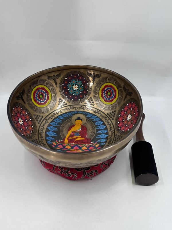 Colorful Buddha Mandala Singing Bowl