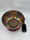 Tibetan Mandala Singing Bowl with Deity Art
