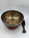 Mandala with Buddha Engraving Singing Bowl