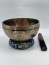 Hand Painted Tibetan White Tara Singing Bowl