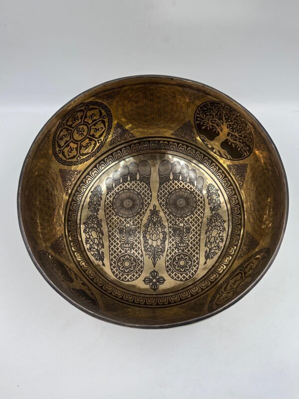 Buddha Footprint Singing Bowl