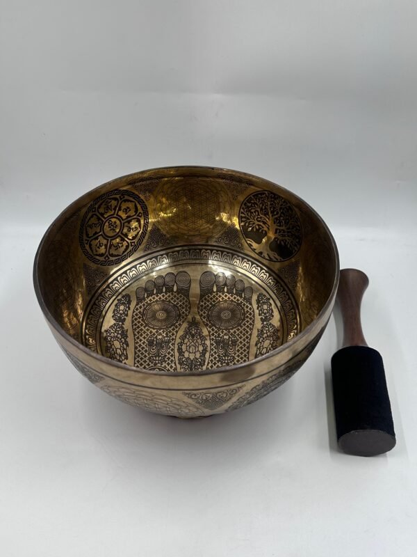 Buddha Footprint Singing Bowl