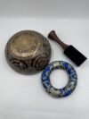 Avalokiteshvara Engraved Tibetan Singing Bowl