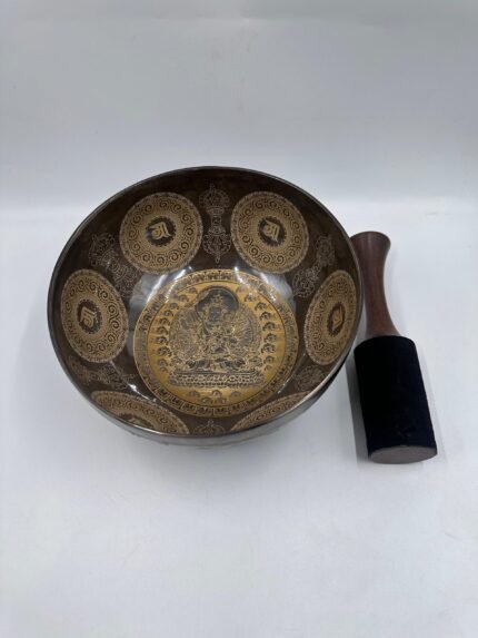 Manjushri Engraved Singing Bowl