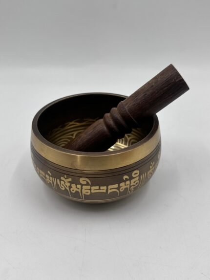 Six Syllable Mantra Sacred Singing Bowl