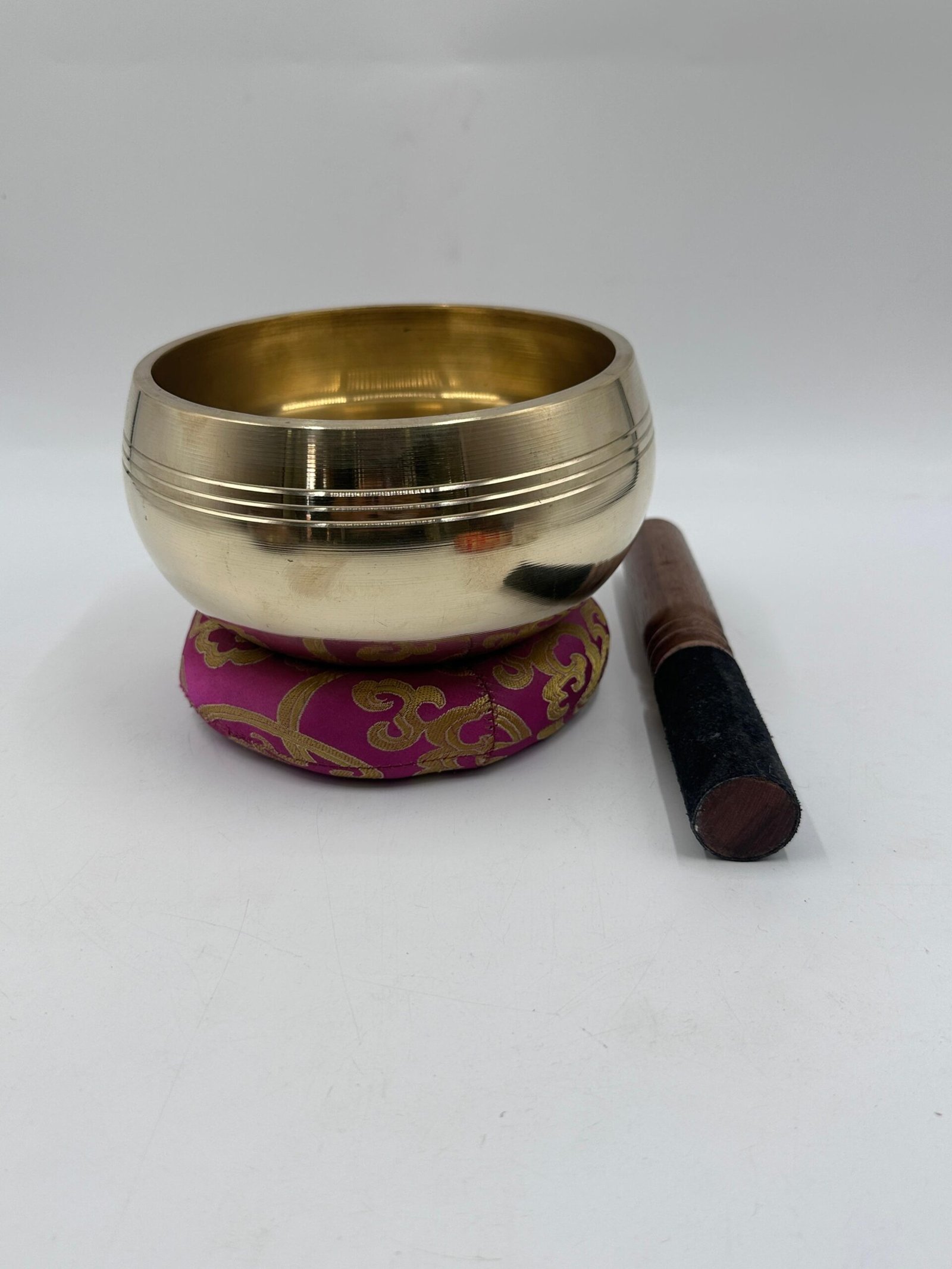 Plain Polished Brass Machine made Singing Bowl Plain Polished Brass Machine made Singing Bowl