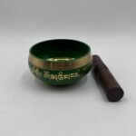 Om Sacred Green Machine Made Singing Bowl