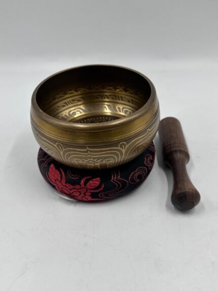 Dharma Wheel Singing Bowl