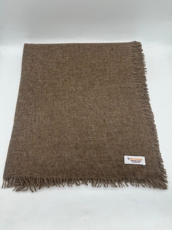 Classic Brown 100% Pashmina Shawl