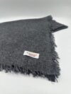 Elegant Charcoal Grey 100% Pashmina Shawl