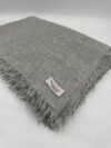 Plain Grey 100% Pashmina Shawl