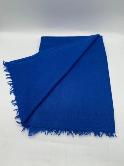 Premium Royal Blue 100% Pashmina Stole