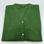 Elegant Forest Green Pashmina Cardigan