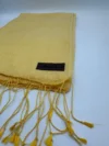Handmade Yellow Water Pashmina Shawl