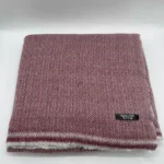 Cozy Burgundy Diamond Pashmina Blanket