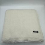 Handwoven Ivory White Pashmina Blanket