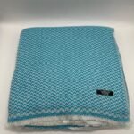 Turquoise Chevron Weave Pashmina Blanket