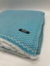 Turquoise Chevron Weave Pashmina Blanket