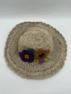 Natural Beige Crochet Sun Hemp Hat