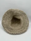 Natural Beige Crochet Sun Hemp Hat