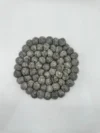 Handmade Grey Tone Felt ball Coaster