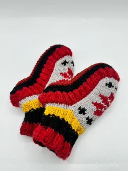 Handmade Snowman Pattern Woolen Socks