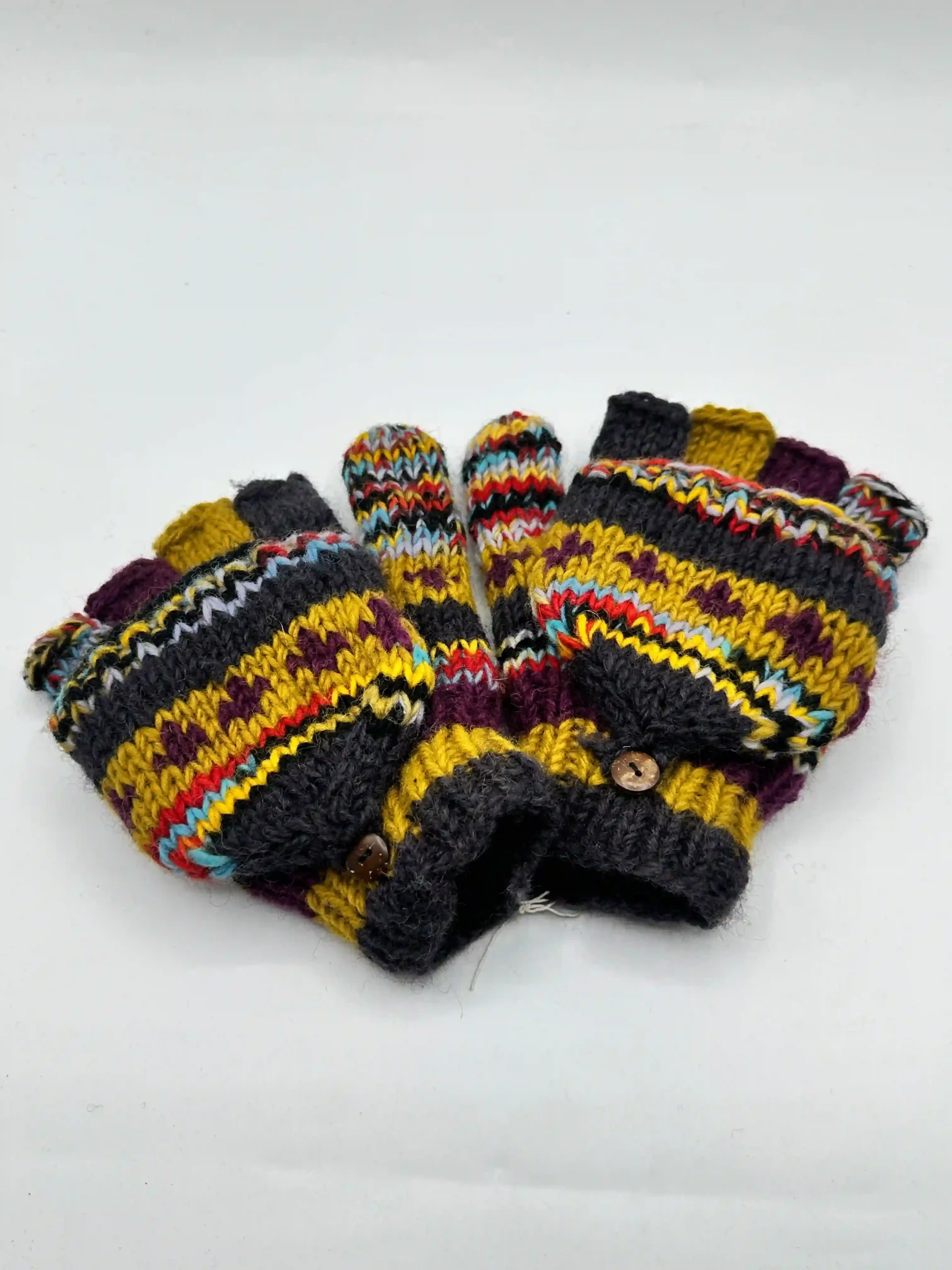 Colorful Fair Trade Woolen Gloves Colorful Fair Trade Woolen Gloves