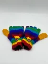 Rainbow Striped Woolen Gloves