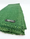 Forest Green Herringbone Pashmina Scarf