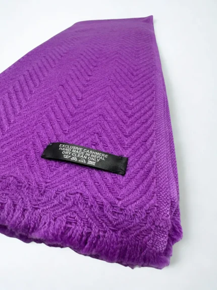 Luxury Purple Pashmina Scarf