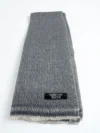Grey Diamond Pattern Pashmina Scarf