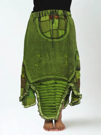 Himalayan Boho Patchwork Skirt