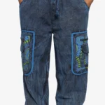 Unisex Boho Cotton Cargo Pants