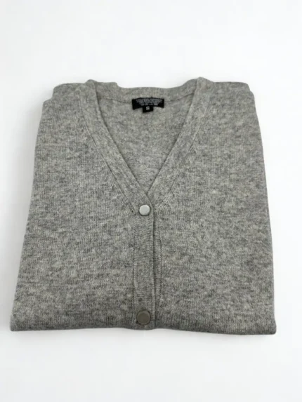 Handmade Light Grey Pashmina Cardigan