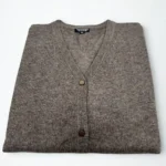 Taupe Brown Pashmina Cardigan