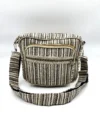 Handmade Beige Himalayan Crossbody Bag